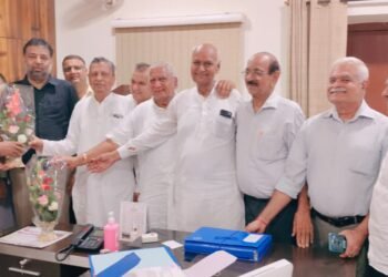 बीकानेर व्यापार उद्योग मण्डल के प्रतिनिधि दल ने किया पुलिस महानिरीक्षक का स्वागत“