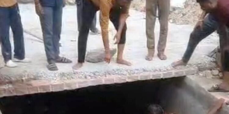 विधायक आवास के पास ही खुला नाला बना जानलेवा जाल, पढ़े