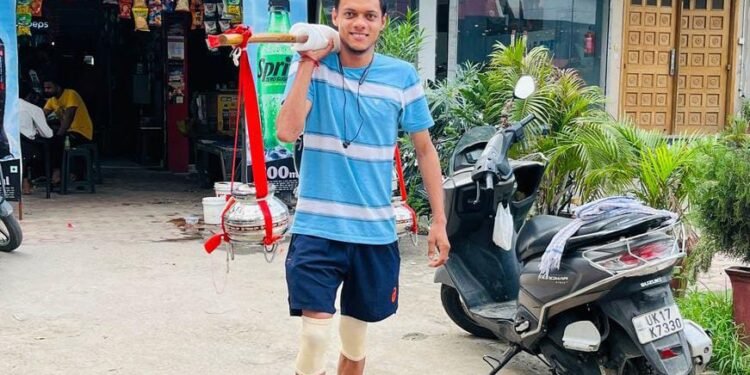 हरिद्वार से बीकानेर तक कांवड़ यात्रा पर निकले ईशांत भाटी