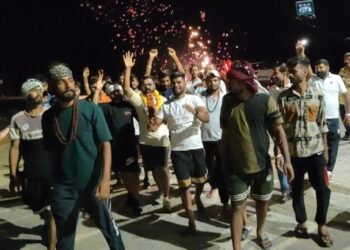 श्री अमरनाथ यात्रा लंगर सेवा समिति द्वारा कावड़ियों का भव्य स्वागत