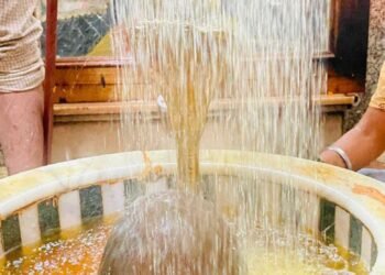 राम मंदिर परिसर महादेव धाम में भव्य श्रृंगार व महाआरती का आयोजन