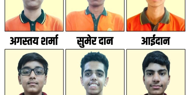 एसटीएसई-2025 में सिंथेसिस के विद्यार्थियों की चमक: राजस्थान टॉप-20 में चार छात्रों ने बनाई जगह”