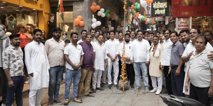 खाजांची मार्केट में 79वां स्वतंत्रता दिवस हर्षोल्लास से मनाया गया