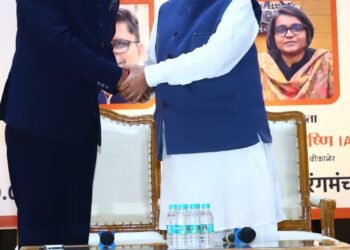 वंदे भारत रेल व रेलवे ट्रैक विस्तार पर बीकानेर व्यापार उद्योग मण्डल ने केंद्रीय कानून मंत्री अर्जुनराम मेघवाल का जताया आभार