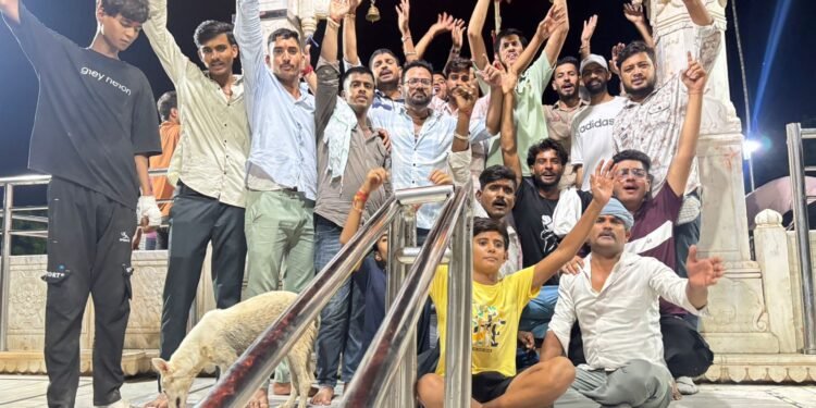 कोडमदेसर भैरूजी डाक ध्वजा यात्रा संपन्न