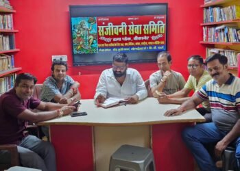 पूनरासर बाबा मेले में यात्रियों के लिए संजीवनी सेवा समिति का विशेष सेवा कैंप