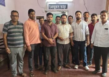 बीकानेर: फड़बाजार में नाला ओवरफ्लो से व्यापारी परेशान, निगम कार्यालय में दिया ज्ञापन