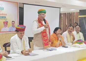 प्रधानमंत्री नरेंद्र मोदी का जीवन पूरी तरह देश सेवा के लिए समर्पित है – अर्जुनराम मेघवाल