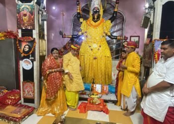 प्रधानमंत्री मोदी के जन्मदिन पर सुजानदेसर काली मंदिर में शतचंडी महायज्ञ