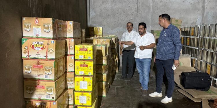 बीछवाल औद्योगिक क्षेत्र में हुई निरीक्षण एवं नमूनीकरण की कार्यवाही