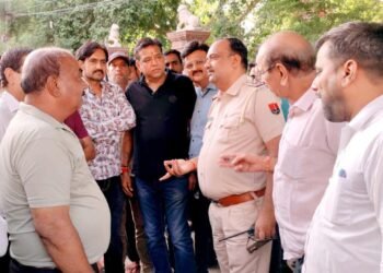 बीकानेर व्यापार उद्योग मण्डल द्वारा कोटगेट, केईएम रोड पर यातायात व्यवस्था सुचारू करने की मांग