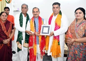 भाजपा नेताओं की मौजूदगी में जयपुर में सम्पन्न हुआ गणेश विसर्जन समारोह