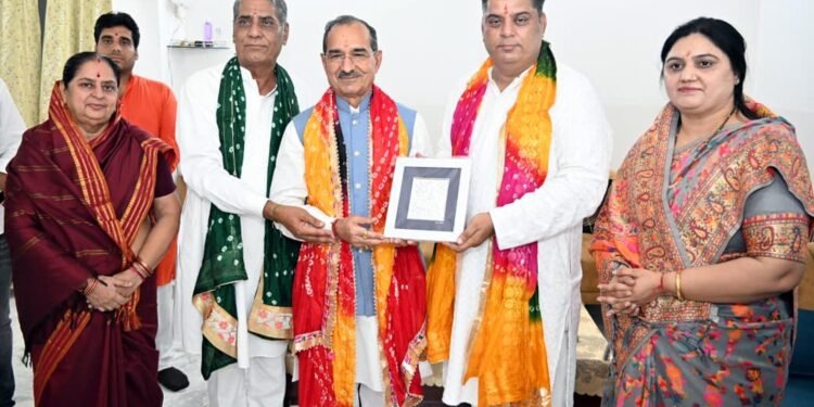 भाजपा नेताओं की मौजूदगी में जयपुर में सम्पन्न हुआ गणेश विसर्जन समारोह