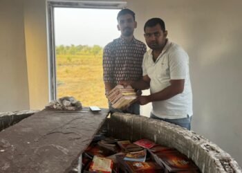 बीकानेर के नवलेश्वर मठ में 41 करोड़ “राम नाम” से रखी गई पंचमुखी शिवलिंग की नींव