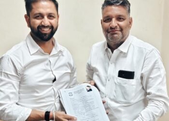 शहर कांग्रेस अध्यक्ष पद के लिए आनंद कुमार जोशी ने पेश की दावेदारी