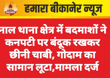 नाल थाना क्षेत्र में बदमाशों ने कनपटी पर बंदूक रखकर छीनी चाबी, गोदाम का सामान लूटा,मामला दर्ज