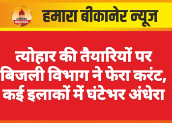 त्योहार की तैयारियों पर बिजली विभाग ने फेरा करंट, कई इलाकों में घंटेभर अंधेरा