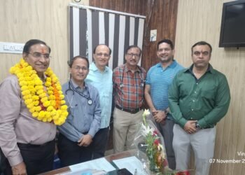 डॉ. बी.सी. घीया ने संभाला पीबीएम अस्पताल का अधीक्षक पदभार, मरीजों को बेहतर सुविधाएं देने की जताई प्रतिबद्धता
