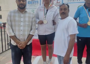 एसएमएस दिव्यांग सेवा संस्था पैरा स्पोर्ट बीकानेर से यशु स्वामी ने जीता नेशनल हैदराबाद में सिल्वर मेडल