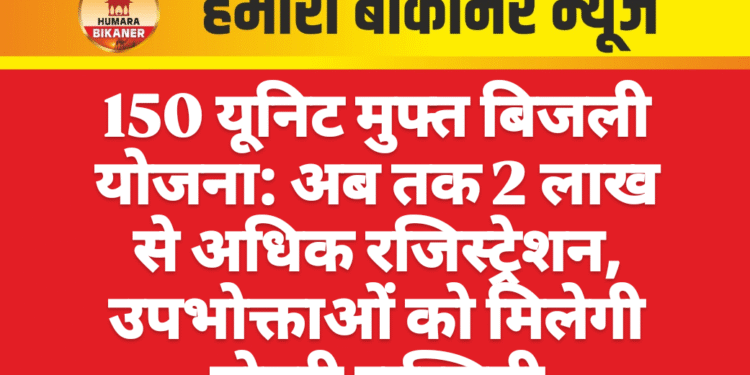 150 यूनिट मुफ्त बिजली योजना: अब तक 2 लाख से अधिक रजिस्ट्रेशन, उपभोक्ताओं को मिलेगी दोहरी सब्सिडी
