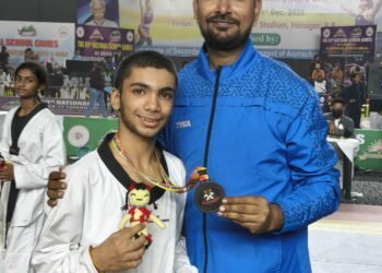 69 वीं राष्ट्रीय ताइक्वांडो प्रतियोगिता बालक बालिका वर्ग 17 वर्ष में बीकानेर की लाल ने फिर किया कमाल