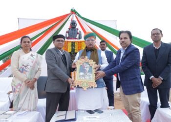 महापरिनिर्वाण दिवस पर महाराजा गंगा सिंह विश्वविद्यालय में बाबा साहब की प्रतिमा का अनावरण