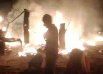 श्रीडूंगरगढ़: देर रात किसान परिवार की ढाणी में भीषण आग, पूरा सामान जलकर राख