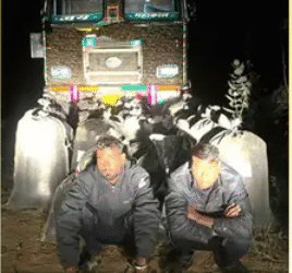 बीकानेर रेंज पुलिस की बड़ी कार्रवाई: कंटेनर से 479 किलो अवैध डोडा बरामद, दो तस्कर गिरफ्तार