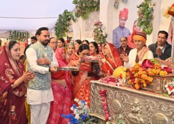 कलश यात्रा के साथ श्रीमद्भागवत कथा का शुभारंभ, 10 जनवरी से होगा नानी बाई मायरा का आयोजन