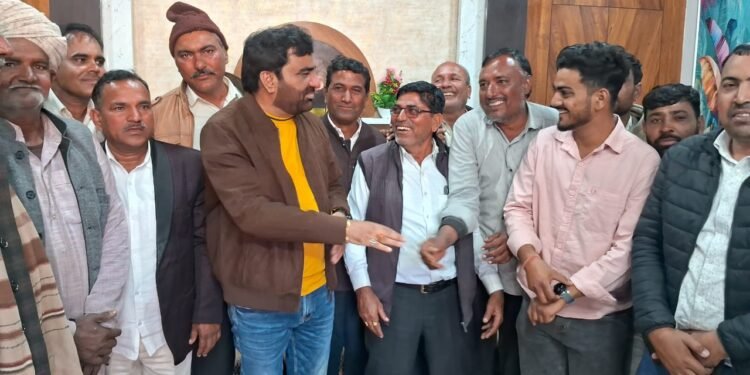 रिया बड़ी में बजरी माफिया के खिलाफ RLP का विरोध प्रदर्शन