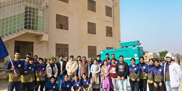 Bikaner College of Nursing एवं Bright Career Institute में संयुक्त खेल सप्ताह का शुभारंभ