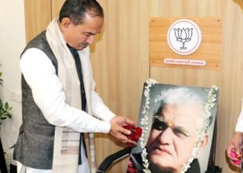 भाजपा प्रदेशाध्यक्ष राठौड़ ने प्रदेश भाजपा कार्यालय में किया ‘मेरी संस्कृति, मेरी विरासत’ अभियान का शुभारम्भ, मक्खन जोशी को अर्पित की श्रद्धांजलि