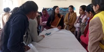 महारानी सुदर्शन कन्या महाविद्यालय में “ब्लॉसम – नर्चरिंग योरसेल्फ” के तहत टाई एंड डाई ट्रेजर वर्कशॉप आयोजित