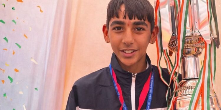 गोल्डन गेट एकेडमी के नितीश गोदारा ने U-17 नेटबॉल चैंपियनशिप में जीता स्वर्ण पदक