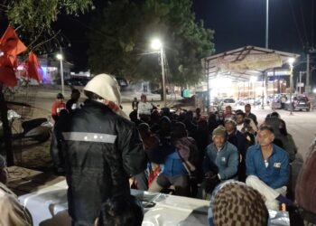 सुजानदेसर में भवन निर्माण मजदूरों की जागरूकता बैठक आयोजित