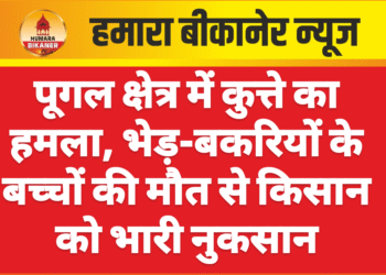 पूगल क्षेत्र में कुत्ते का हमला, भेड़-बकरियों के बच्चों की मौत से किसान को भारी नुकसान