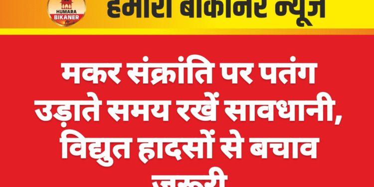 मकर संक्रांति पर पतंग उड़ाते समय रखें सावधानी, विद्युत हादसों से बचाव जरूरी
