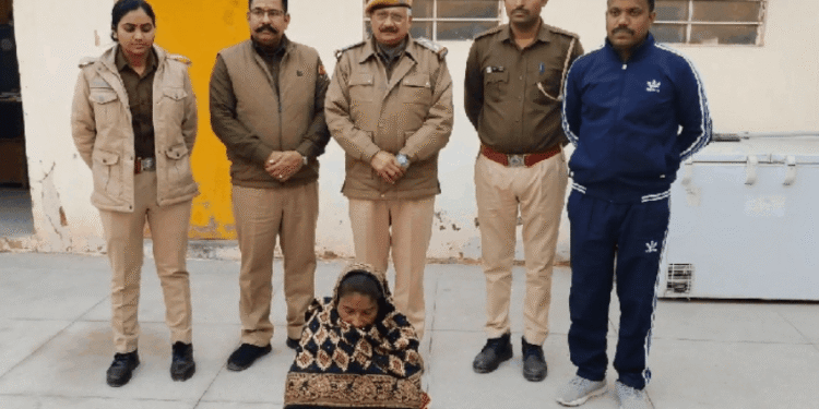 खाजूवाला पुलिस को बड़ी सफलता, 10 हजार की इनामी महिला तस्कर पंजाब जेल से गिरफ्तार