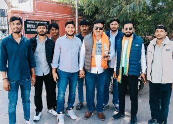 BJYM प्रदेश अध्यक्ष शंकर गोरा के पदभार ग्रहण समारोह में अंकित तंवर की अगुवाई, बीकानेर युवाओं ने बढ़ाया मान