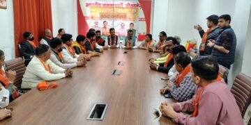 भाजपा प्रदेश उपाध्यक्ष मुकेश दाधीच ने बीकानेर में केंद्रीय बजट 2026–27 और VB G RAM G पर किया संवाद