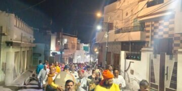 भैरूनाथ बस्ती में 51वीं प्रभात फेरी — स्वास्थ्य व सांस्कृतिक जागरण का प्रेरक अभियान किश्मीदेसर से लक्ष्मीनाथ जी तक प्रभात फेरी सम्पन्न