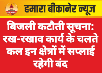 बिजली कटौती सूचना: रख-रखाव कार्य के चलते कल इन क्षेत्रों में सप्लाई रहेगी बंद