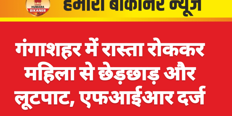 गंगाशहर में रास्ता रोककर महिला से छेड़छाड़ और लूटपाट, एफआईआर दर्ज