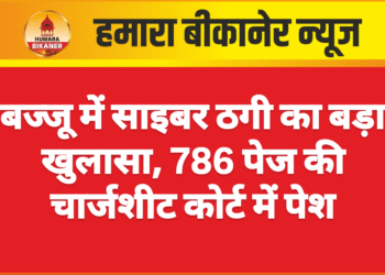 बज्जू में साइबर ठगी का बड़ा खुलासा, 786 पेज की चार्जशीट कोर्ट में पेश