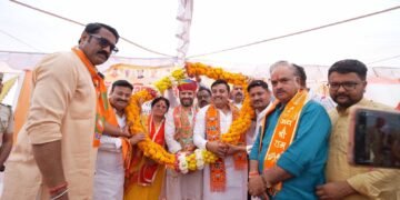 भाजपा प्रदेश महामंत्री डॉ. मिथिलेश गौतम का भव्य स्वागत, युवा नेता अंकित तंवर के नेतृत्व में दिखा संगठन का दम