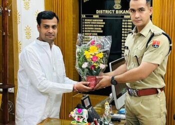 पुलिस अधीक्षक मुदुल कच्छवा का किया अभिनंदन, ट्रस्ट प्रतिनिधियों ने की शिष्टाचार भेंट