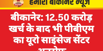 बीकानेर: 12.50 करोड़ खर्च के बाद भी पीबीएम का यूरो साइंसेज सेंटर अनसेफ