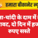 सोना-चांदी के दाम में बड़ी गिरावट, दो दिन में हजारों रुपए सस्ते