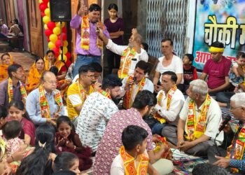 चौकी मस्त मंडल जिया भवन परिवार द्वारा गवर महोत्सव के तीन दिवसीय कार्यक्रम का भव्य आयोजन