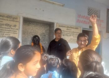 भीमराव अम्बेडकर जयंती पर विद्यालय में श्रद्धा और उत्साह से हुआ कार्यक्रम